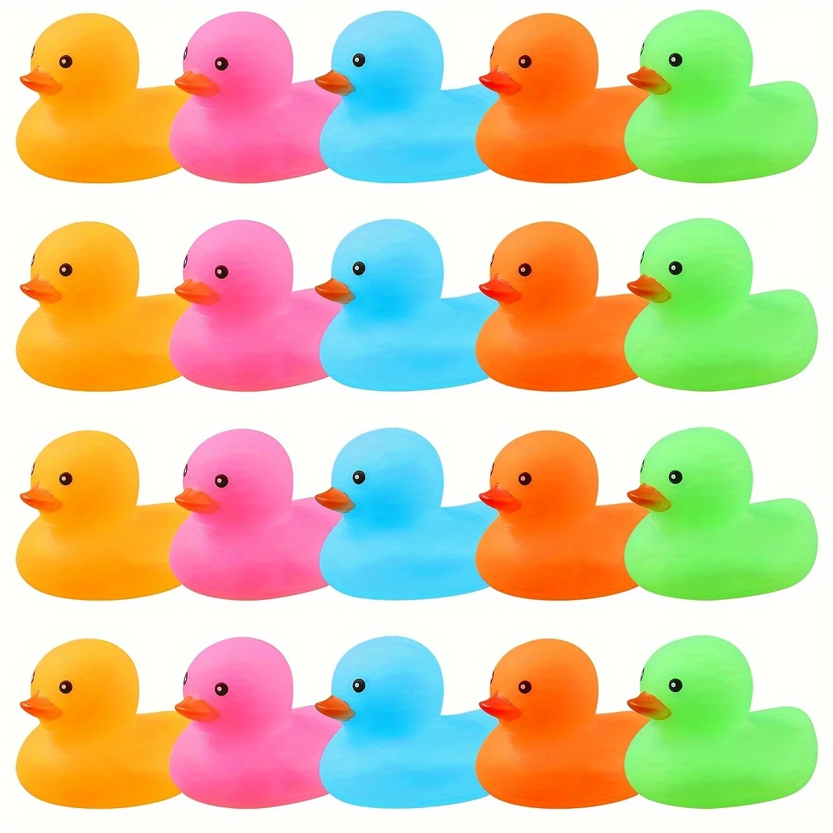 Mini patos de borracha brinquedo de banho para crianças e crianças multicolorido flutuante duches de banho do bebê piscina brinquedos festa decoração favores