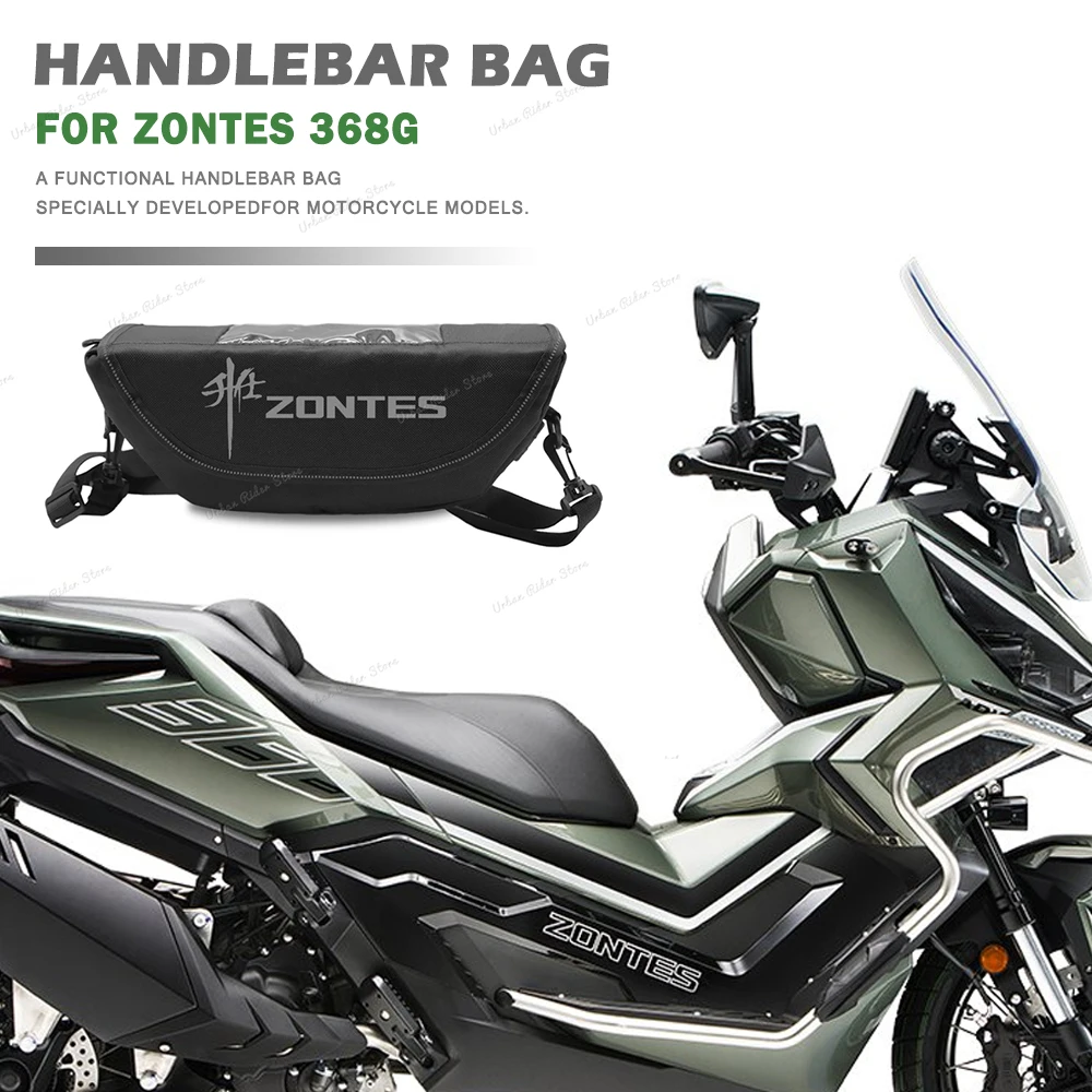 

Motorcycle Handlebar Travel Bag Motorcycle Waterproof And Dustproof Handlebar Storage Bag for Zontes zontes 368G 368g