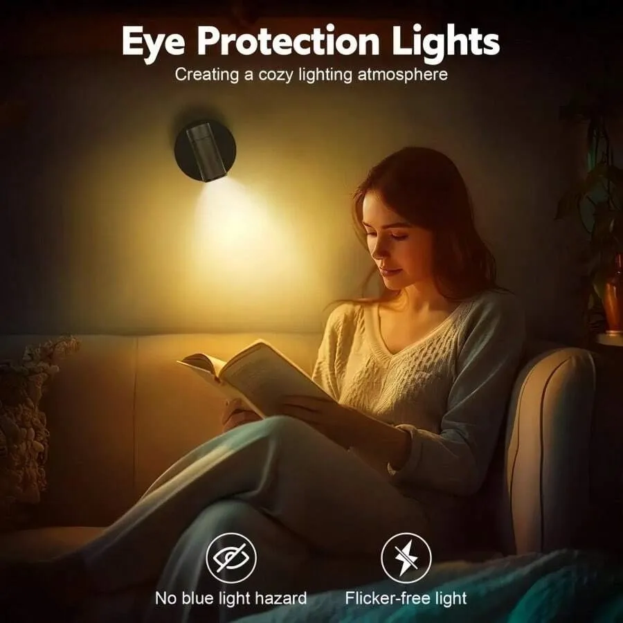 New Magnetic Art Display Light LED Touch Human Sensing Battery Powered Magnetic Painting Light Wireless Home Wall Light Decorati