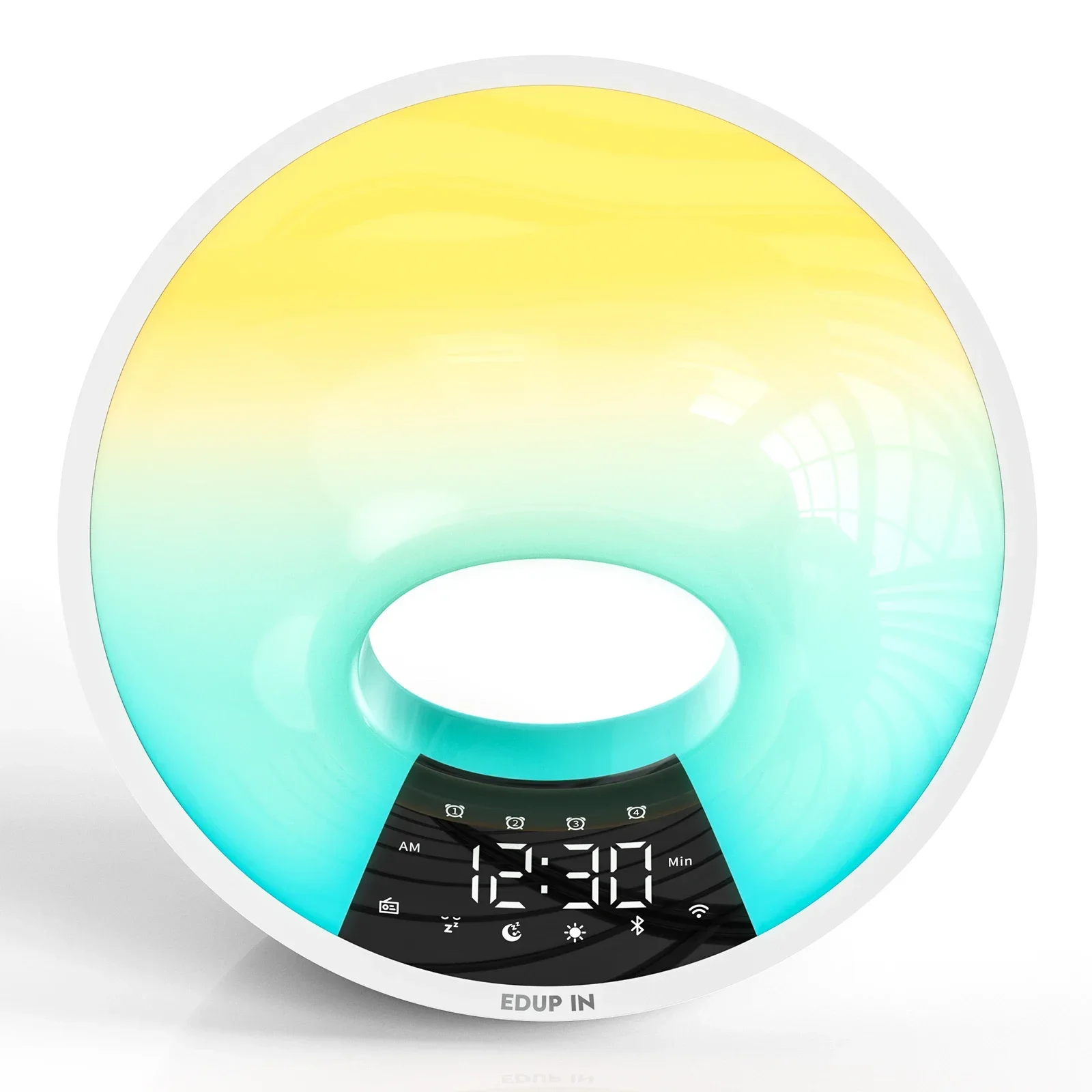

EDUP high-quality intelligent wake-up light sunrise alarm clock with soothing white noise to enhance sleep experience