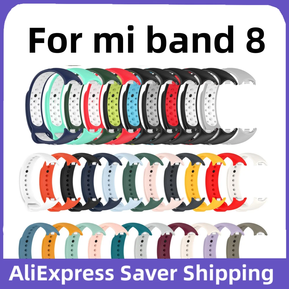 For Mi Band 8 Smart Watch Strap Stainless Steel Port Quick Release Soft Watch Bands Replacement Multiple Colors Watch Bands