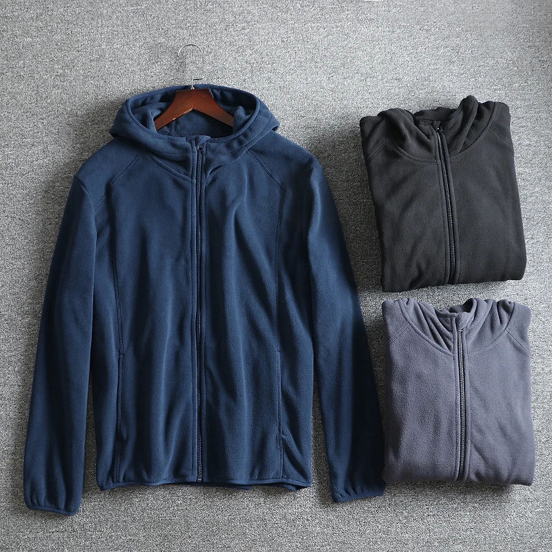

Faionable Outdoor Men's Hoodie Jaet Fce Lined Spor Casual Basic Sle for Autumn Winter Polyester 95% And above