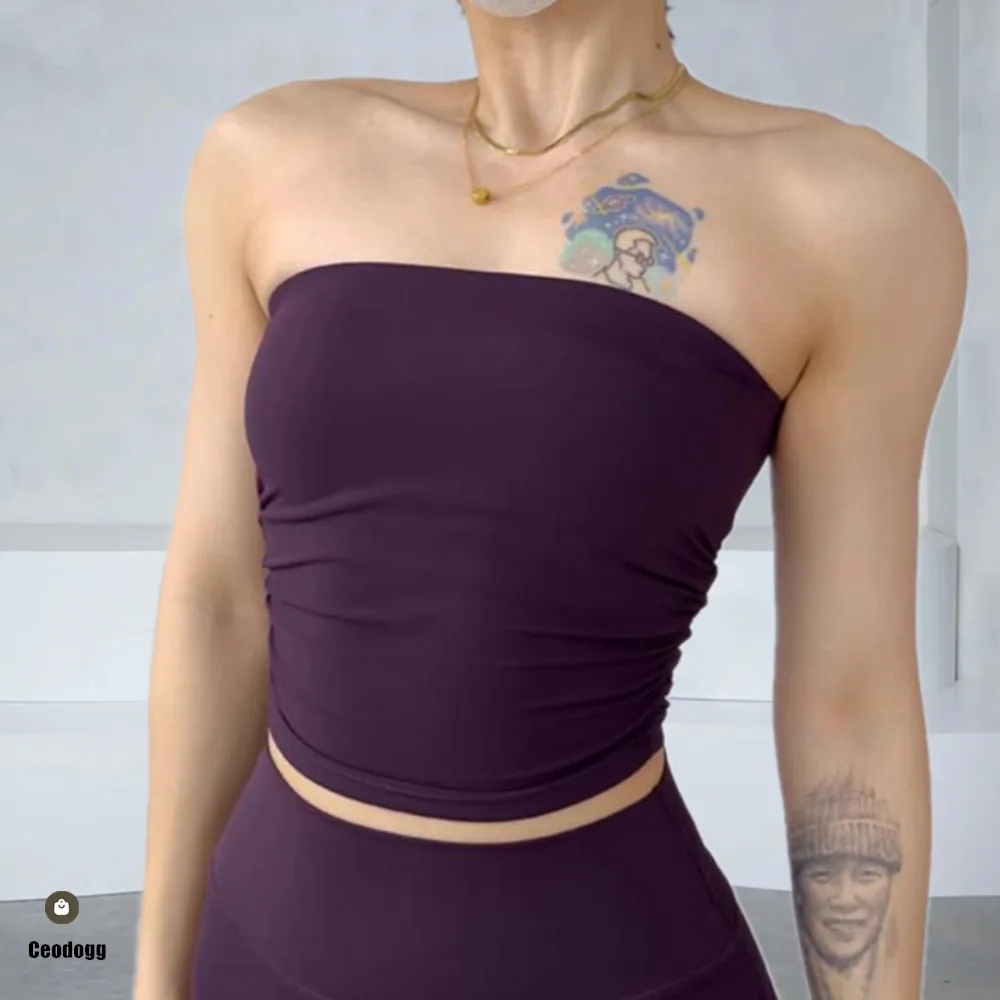 

Non-slip Insert Tight Sports Bras Women Women Fitness Underwear Sportswear Woman Gym Push Up Female Crop Tops Yoga Clothes XP85