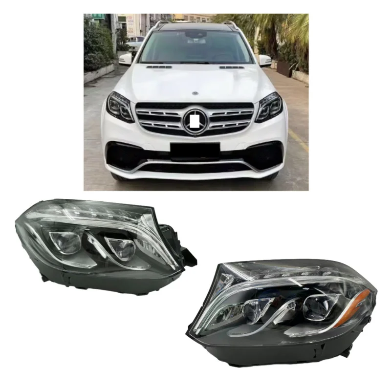 

GL Upgrade To GLS Headlights For Benz 2013-2019 GL500 GL450 Upgrade To GLS63 AMG X166 Headlight Assembly Headlamp Accessories