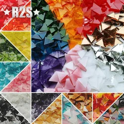 50g stained Glass Mosaic Tiles bulk crafts Mosaic Piece DIY Making supply for Craft Hobby Arts Wall Decoration arte