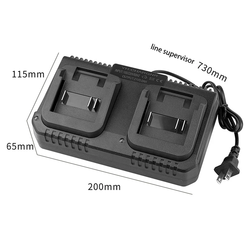 3A Lithium Battery Fast Charger 2 Way Power Tool Battery Charger EU/US Plug For 18V 21V Battery BL1415/1815/1830/1850