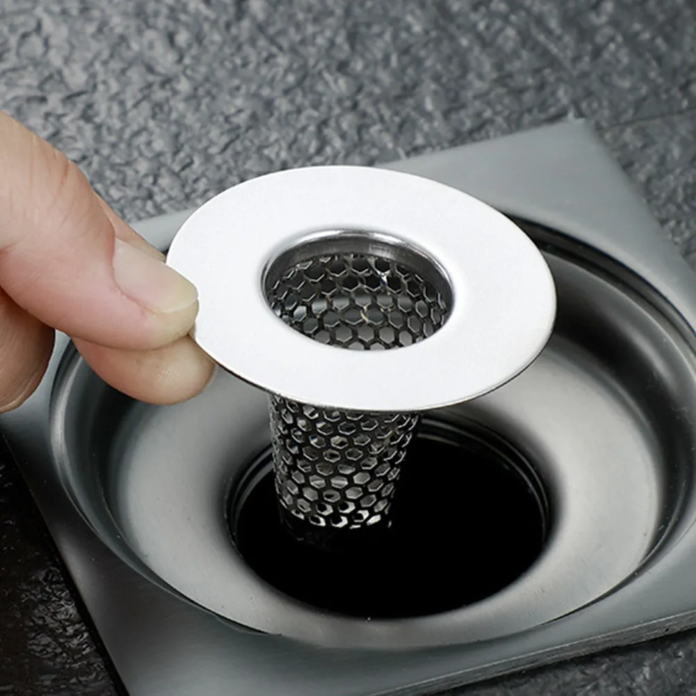 

Набор из 4 сеток-фильтров из нержавеющей стали для слива в полу, защита от засоров, улавливатель волос для ванной, кухни, душа, ванны, сетчатый фильтр для слива