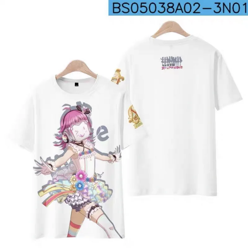 Anime Love Live! Nijigasaki High School Idol Club 3d T-shirt Men Women T Shirts O-neck Short Sleeve Cute Tshirt Unisex Clothing