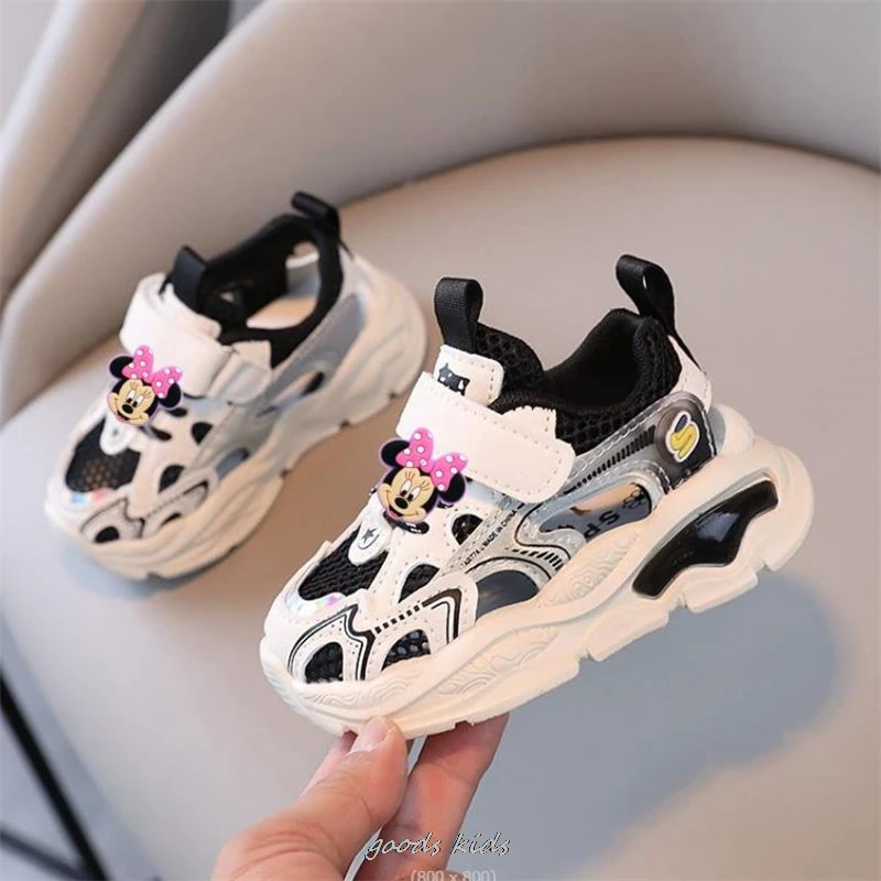 Size 21-30 Summer Sandals Lilo And Stitch Boy Girls Sandals for Children Sport Sandals Comfortable Summer Mickey Beach Sandalias