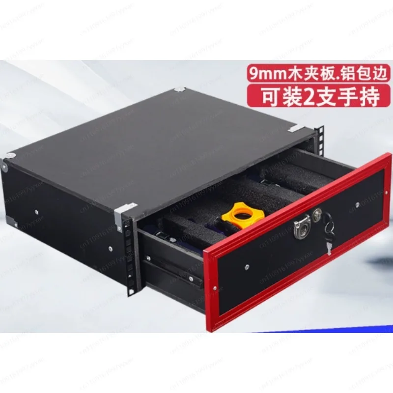 Universal 19-inch Server Rack Drawer for Wireless Microphone Cases