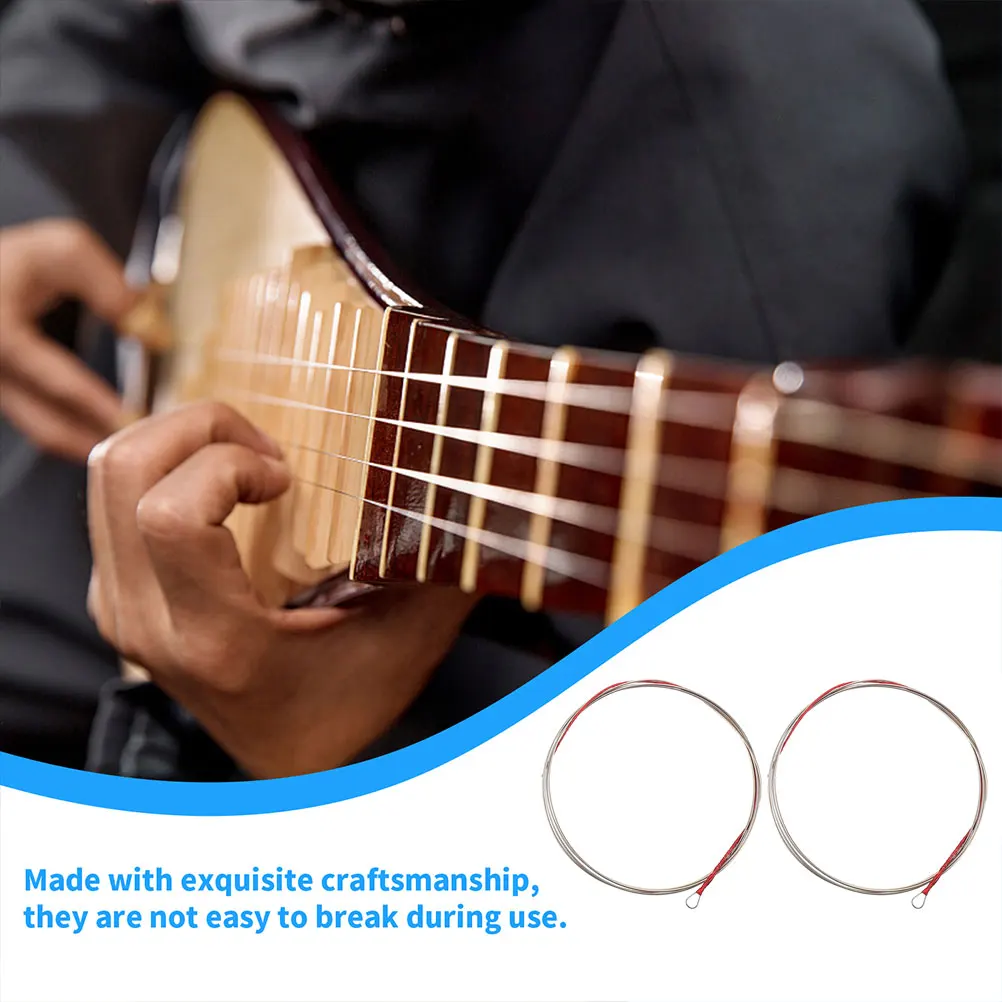

2pcs Chinese Lute Strings Replacements For Pipa Practice Professional String Accessories Durable Wear-Resistant Long Lifespan