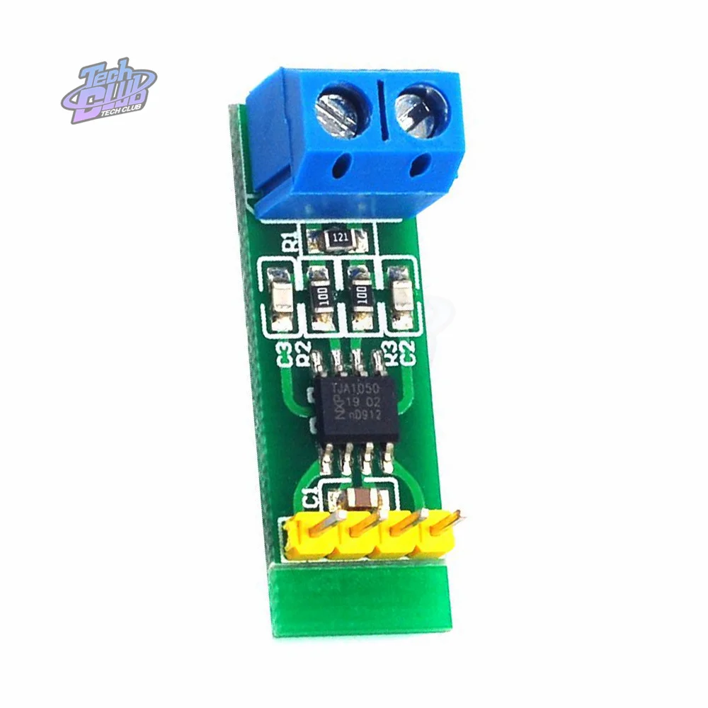 TJA1050 CAN Bus Driver Relay Module Board TJA1050 Receiver SPI For 51 MCU ARM Controller Interface Module For Arduino DIY Kit