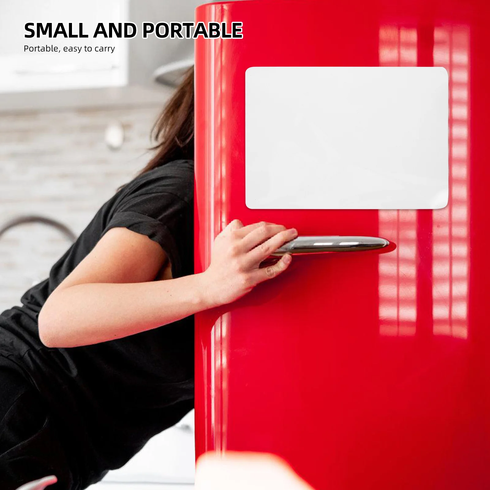 

Smooth Writing Magnetic White Board A4 Size Fridge Memo Board for Daily Schedules and Notes Whiteboard Magnetic