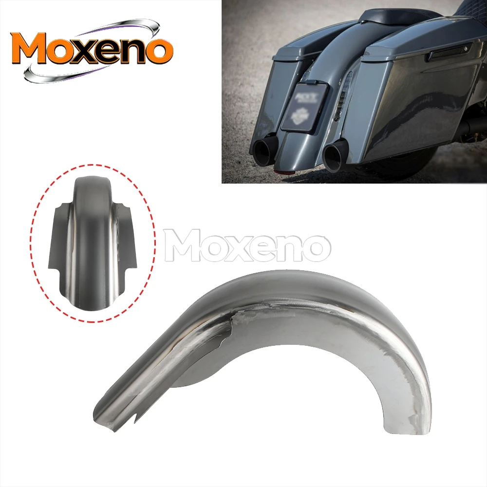 Image of 4-Zoll-5-Zoll-Verlängerter Hinterradkotflügel für Harley Touring Bagger Street Road Electra Glide Ultra Limited 1996-2008 Motorrad-Hinterrad-Schutzblech