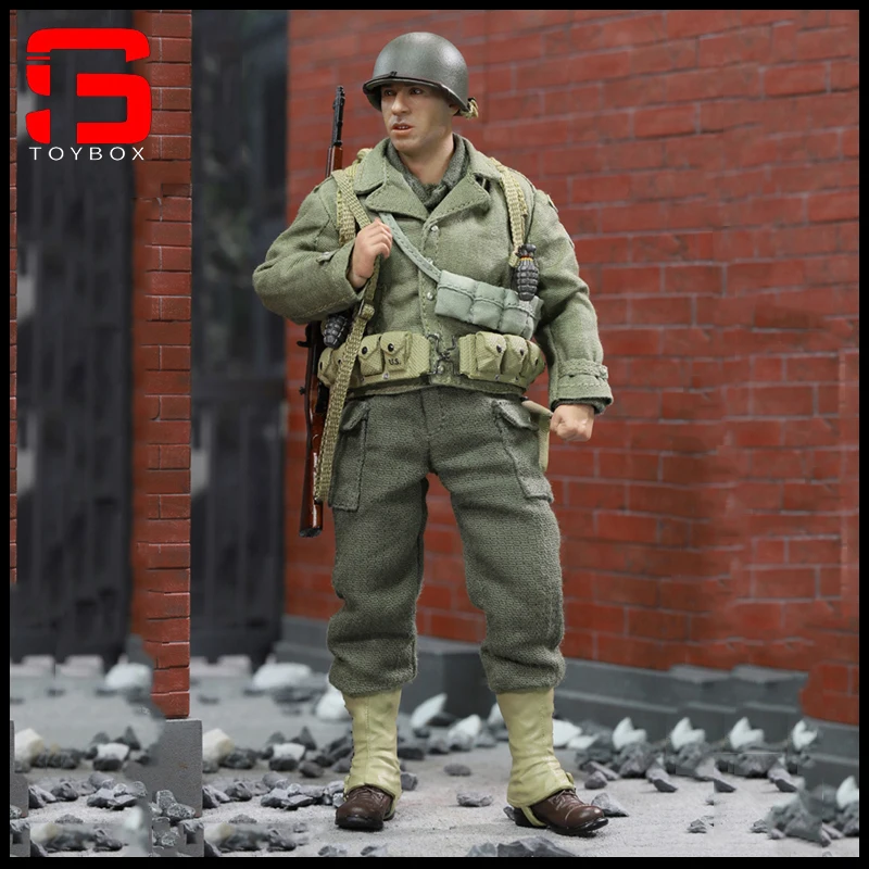 In Stock DID XA80011 1/12 WWII US Rangers Capazzo Figure Model 6'' Male Soldier Action Figure Body Doll Full Set Collectible Toy