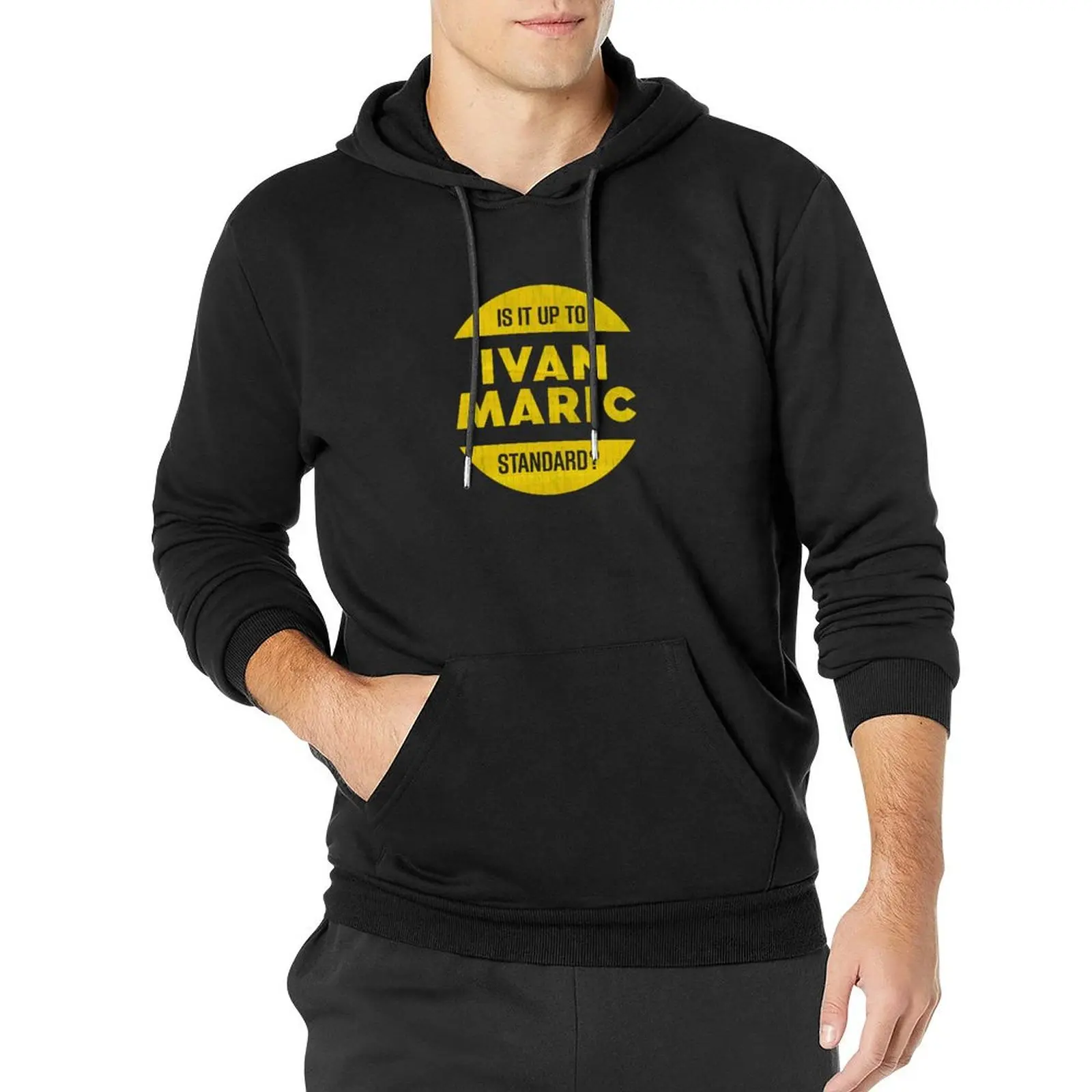 Is It Up To Ivan Maric Standard? Pullover Hoodie mens designer clothes korean clothes men clothes mens clothing graphic hoodies