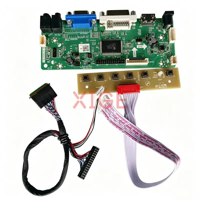 

For N164HGE N184HGE N184H6 LTN184HT05 Controller Board Kit DIY 1920*1080 VGA DVI HDMI 1920x1080 LVDS 40-Pin Laptop Monitor Panel