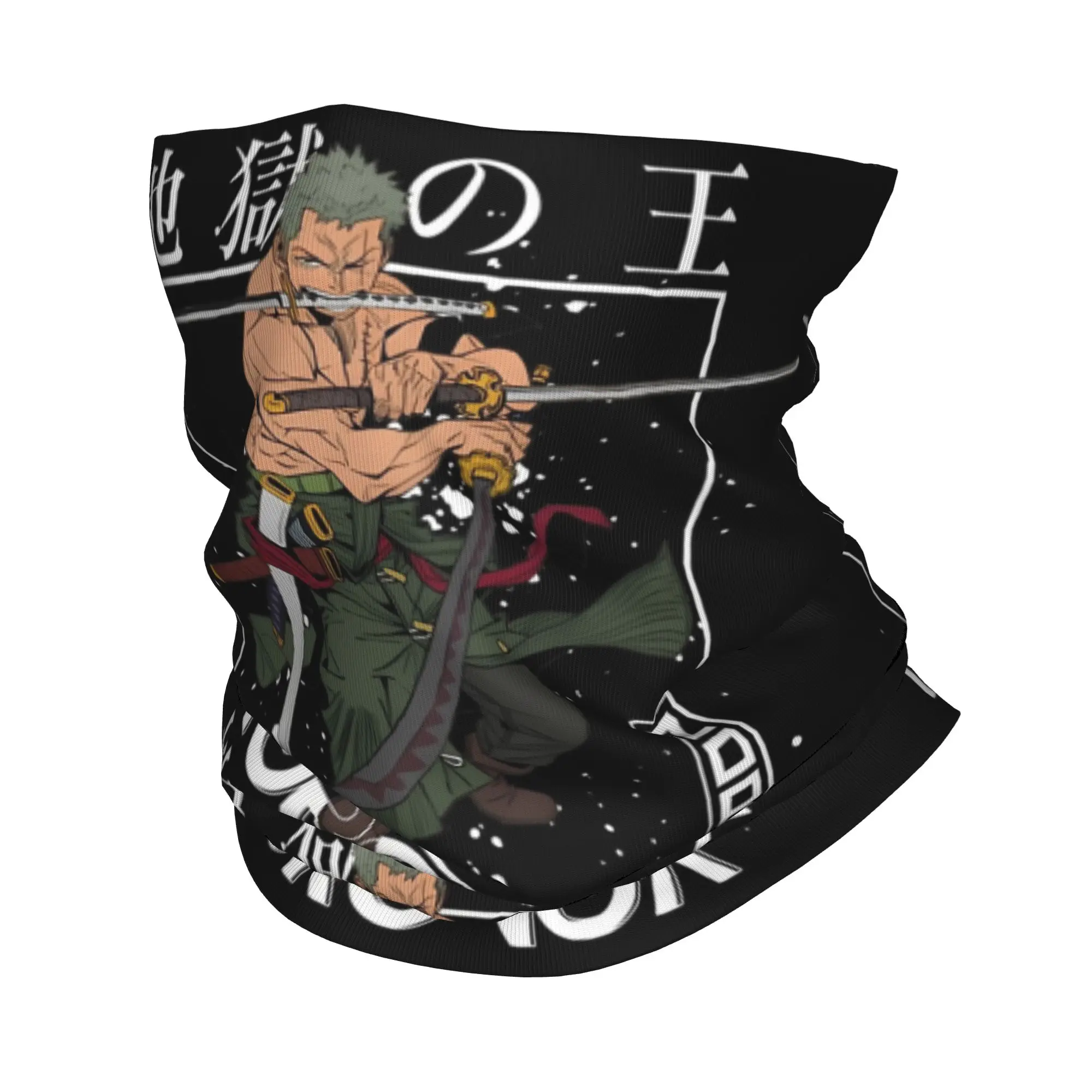 

Бандана-гейтер One Piece Pirate Hunter Roronoa Zoro с принтом, многофункциональный шарф-повязка, головной убор для спорта, для мужчин, женщин и взрослых