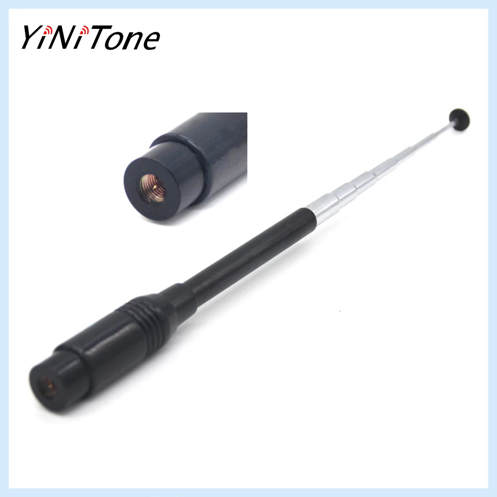 

NA-773 Handheld Telescopic Antenna SMA-Male 144/430MHz Dual Band For YAESU Two Way Radio VX-3R VX-5R VX-6R VX7R