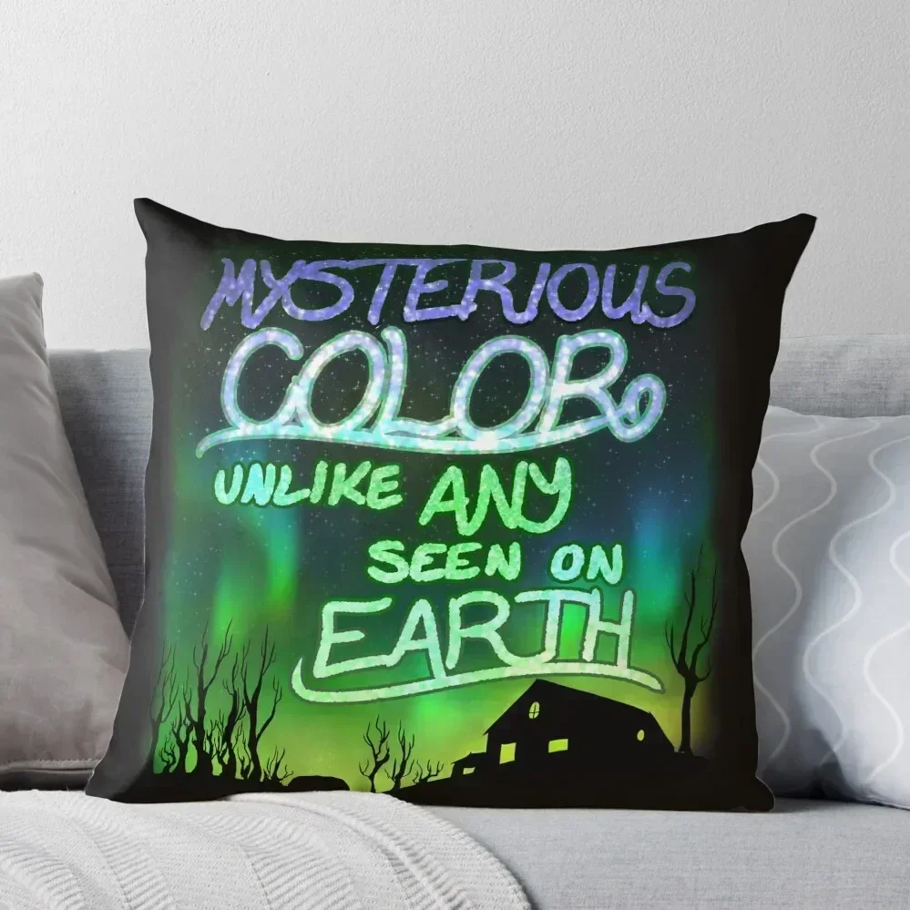 Mysterious Color Unlike Any Seen On Earth Throw Pillow Luxury Sofa Cushions Cushion Cover Couch Pillows pillow