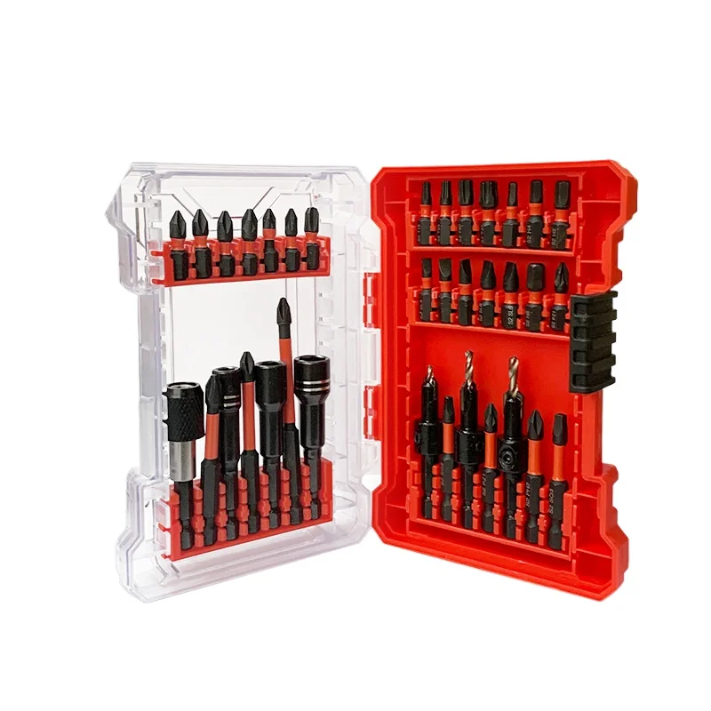 Impact Screwdriver Bit Set Strong Magnetic Socket Countersink Drill Kit With Case For Electric…