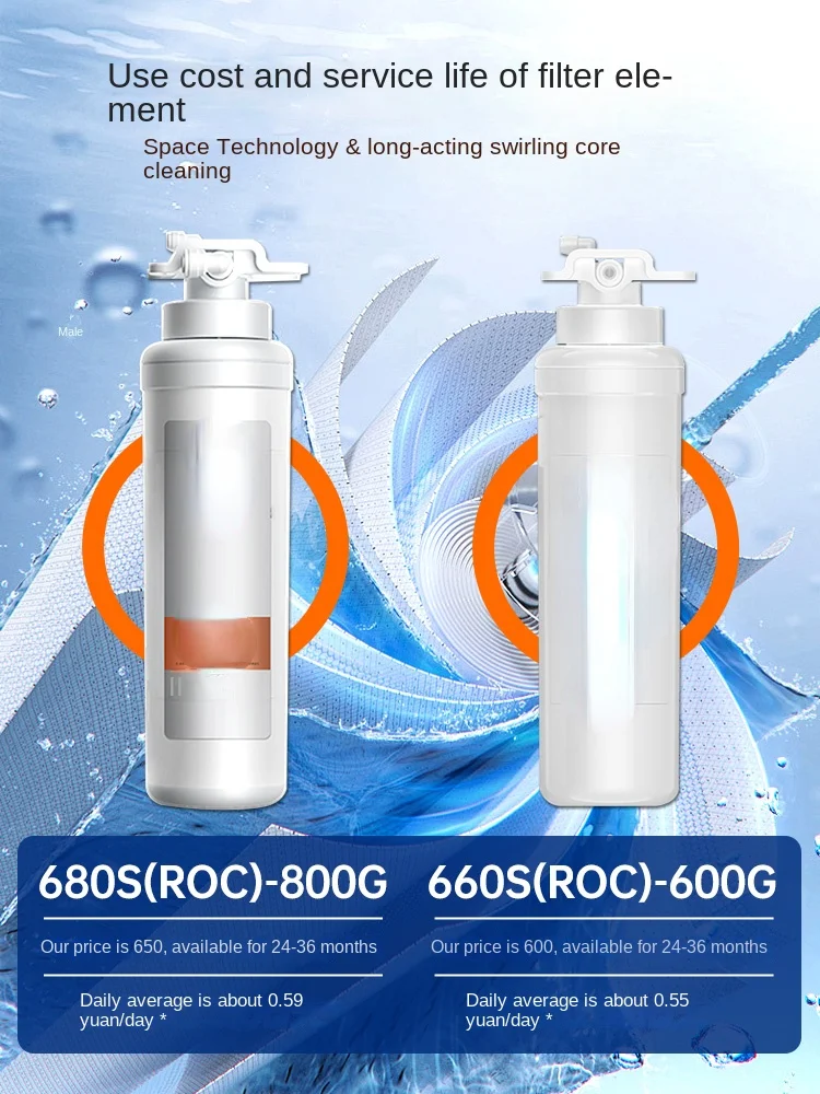 Household Straight Drinking Machine Heating Integrated RO Reverse Osmosis Water Purifier under the Kitchen Tap Water