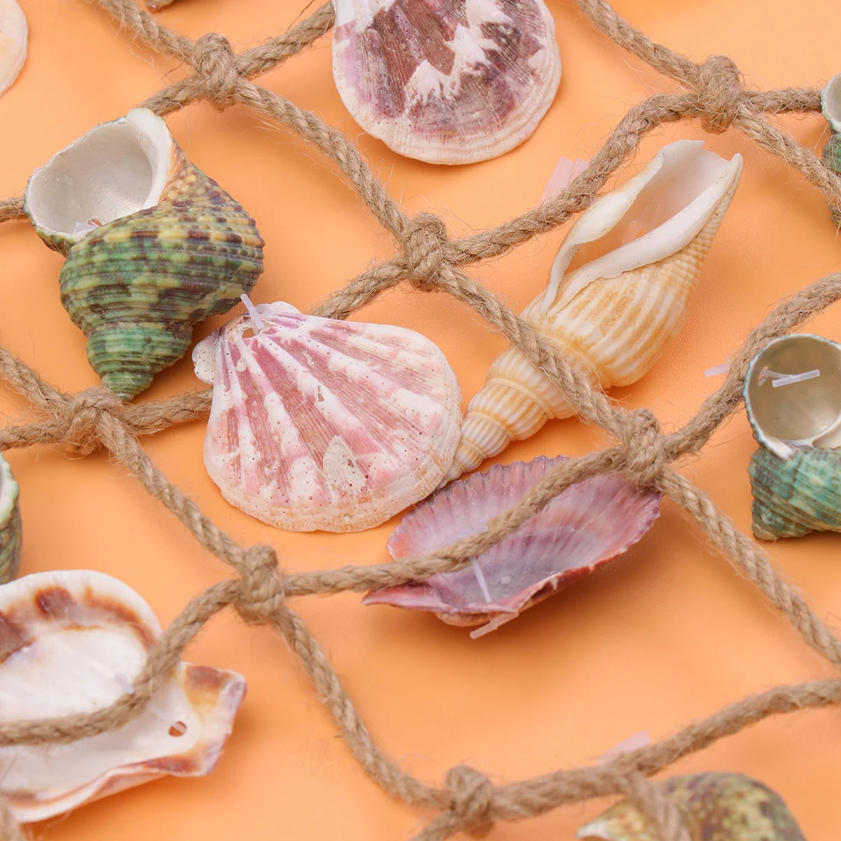 

Small Size Shell Wall Hanging Curtain Decorative Ornaments for Room Bedroom Home Office Party Nursery Decor Handmade