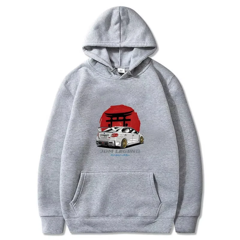 Jdm Culture Subaru Performance Car Hoodie Men's Fashion Casual Hooded Sweatshirt Autumn and Winter Hoodie Korean Sportswear