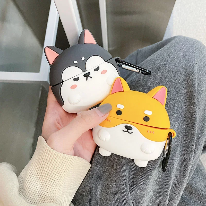 For Huawei FreeBuds Pro Case Cute Cartoon Dog Bubble Tea Earphone Case for Freebuds 4 Pro Fashion Soft Protect Cover