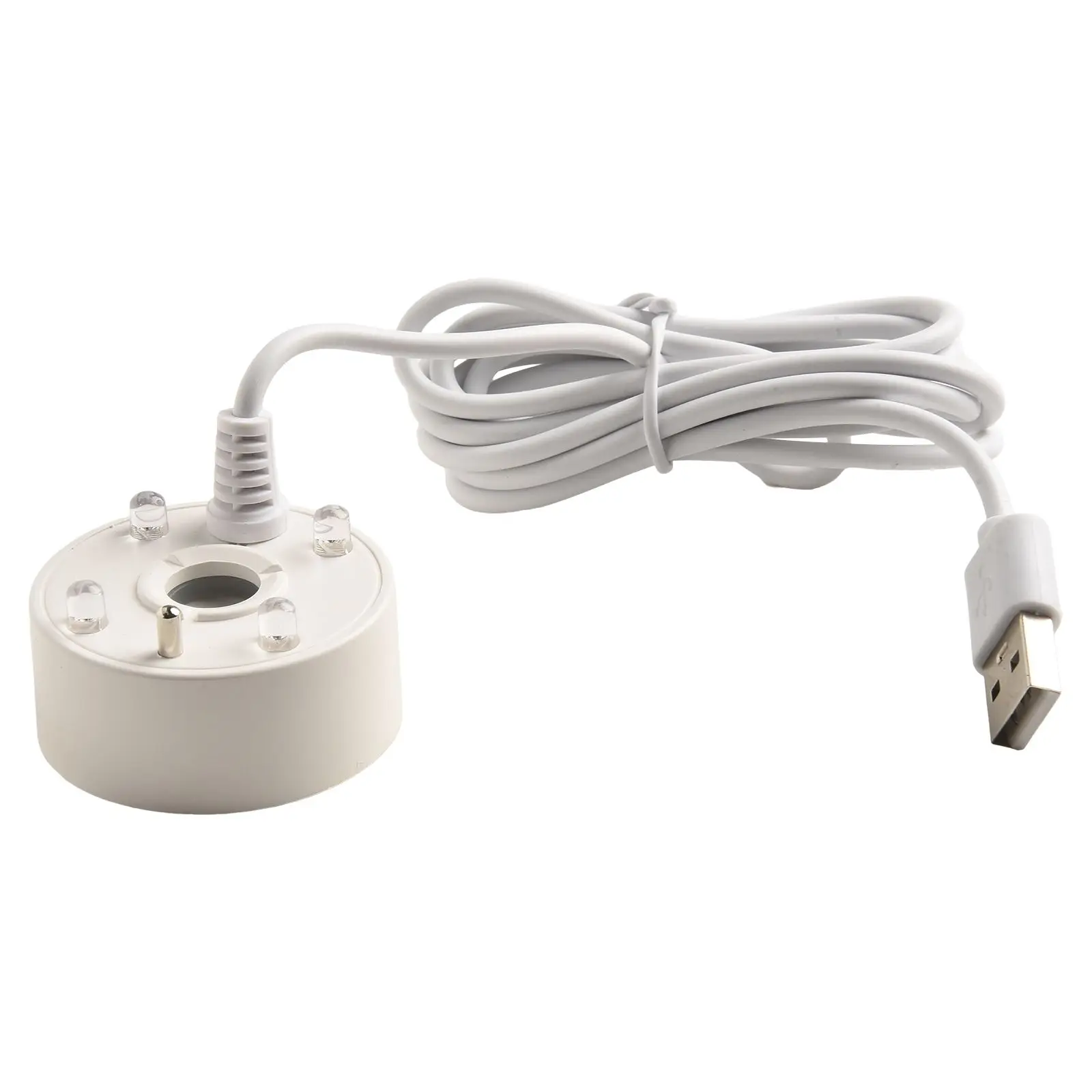 1 PC Mist Maker 5V USB Fogger Nebulizer น้ําพุ Fish TANK Pond Atomizer หัวกันน้ํา 1.4 M สาย 4 ไฟ LED สีสันสดใส