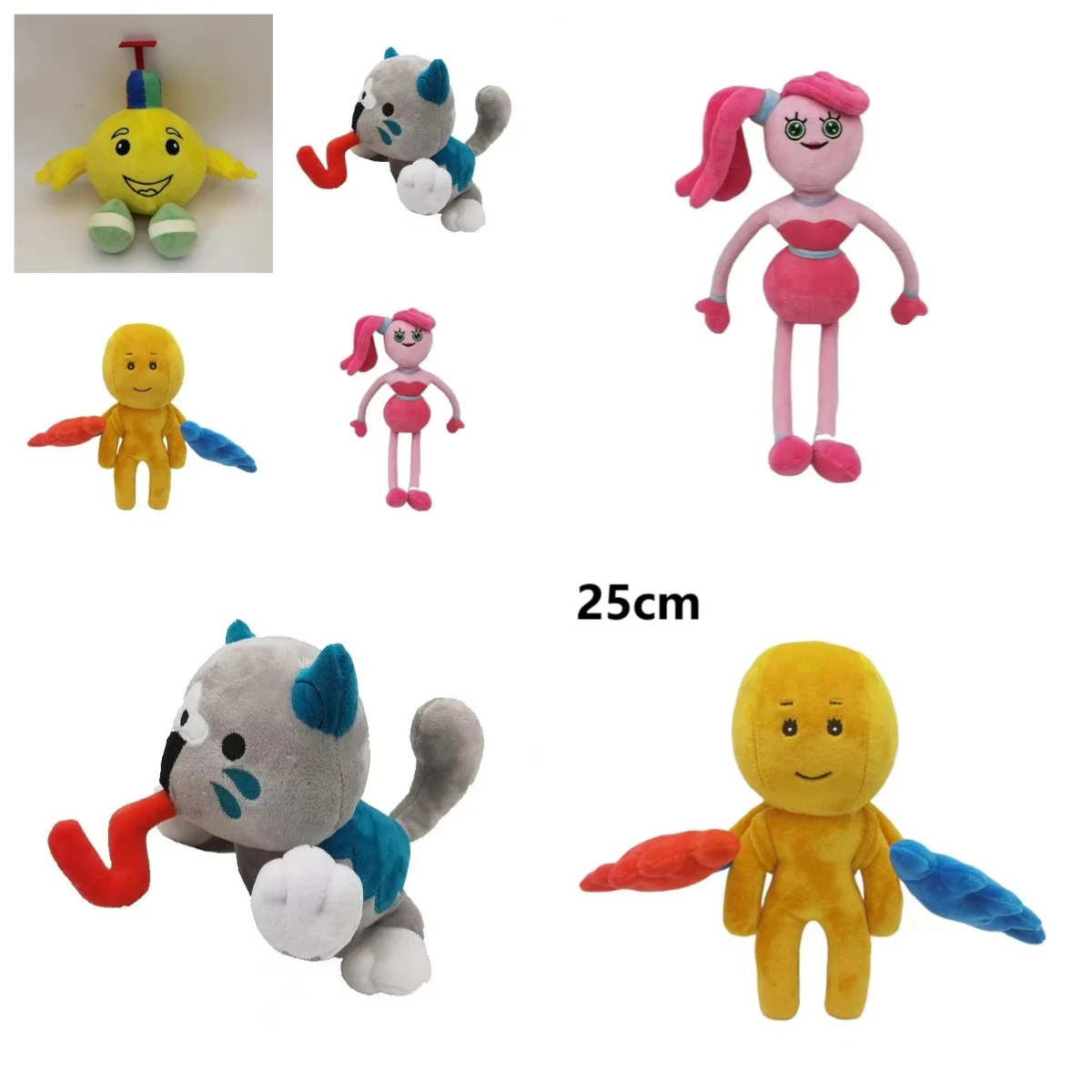 Hot Game Poppy Playtimes Series Cute Stuffed Toy Exquisite Cartoon Modeling Creativity PP Cotton Filling Plush Toy Fans Gift