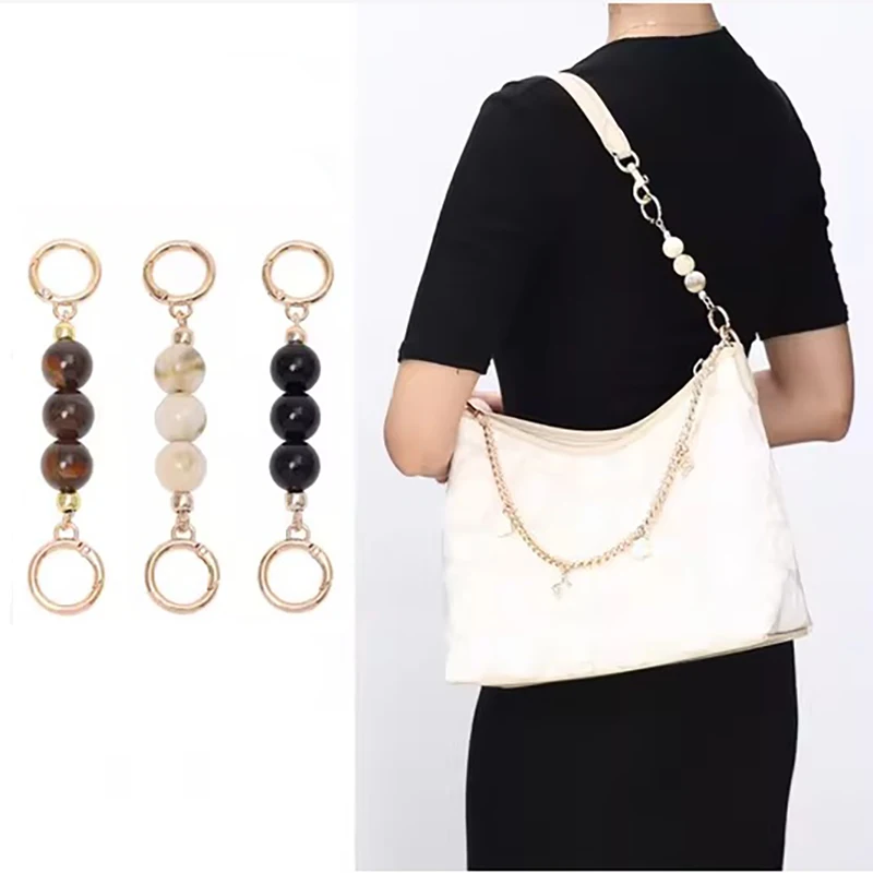 31cm Pearl Extension Chain For Coach Rowan 21 Fashion Durable Transform Shoulder Strap Bag Extension Chain Bag Accessories