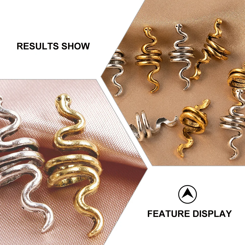 

9Pcs Dreadlocks Rings Cuffs Hair Braids Beads Easy Installation No Tools Required Suitable for All Hair Types DIY Gift