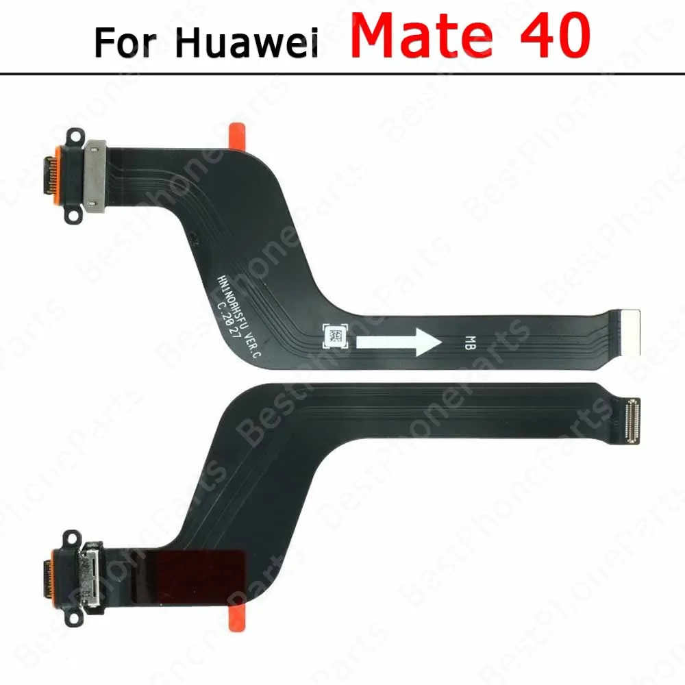 Charge Board For Huawei Mate 20 X 30 40 Pro 8 9 10 Lite Charging Port Plate Socket Pcb Dock Flex Cable Usb Connector