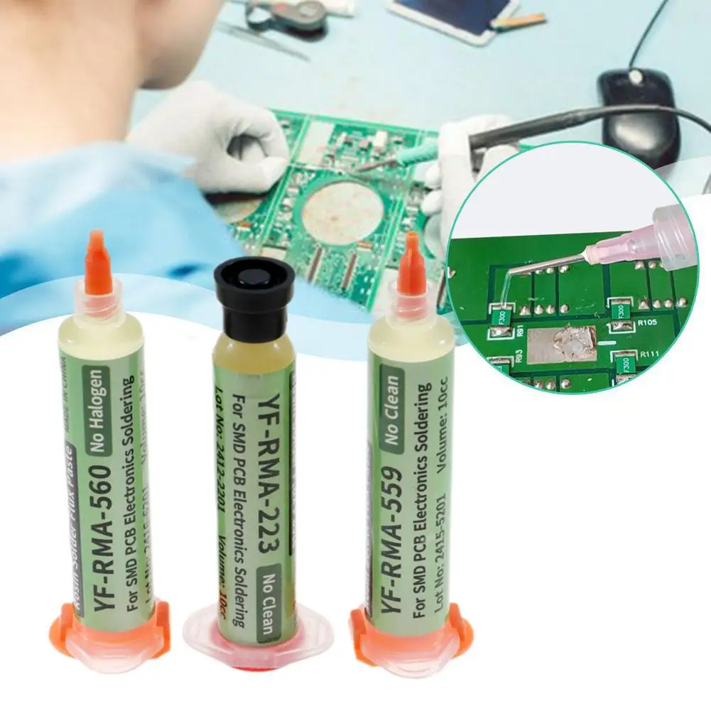 Lead-free Flux No-wash Neutral Solder Paste Rosin Flux Soldering Paste Repair Soldering Tin Oil Welding X1I8