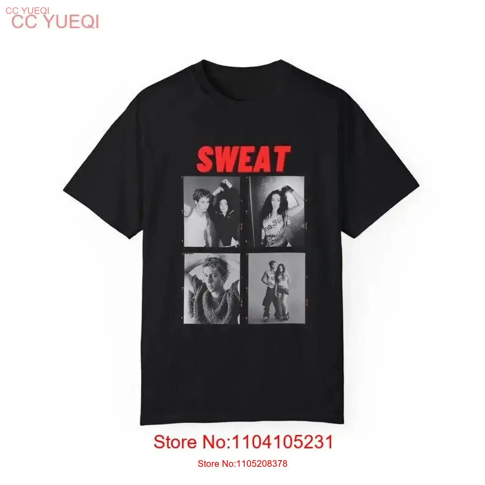 Charli XCX and Troye Sivan Sweat Tour T shirt Concert L0310_07 vintage Washed Unisex Stretched designer clothes Casual Stylish