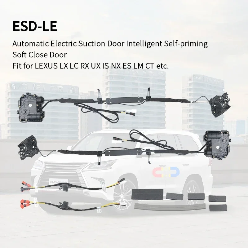 EASYGUARD Automatic Electric Suction Door Intelligent Self-priming Soft Close Door Fit for LEXUS LX LC RX UX IS NX ES LM CT