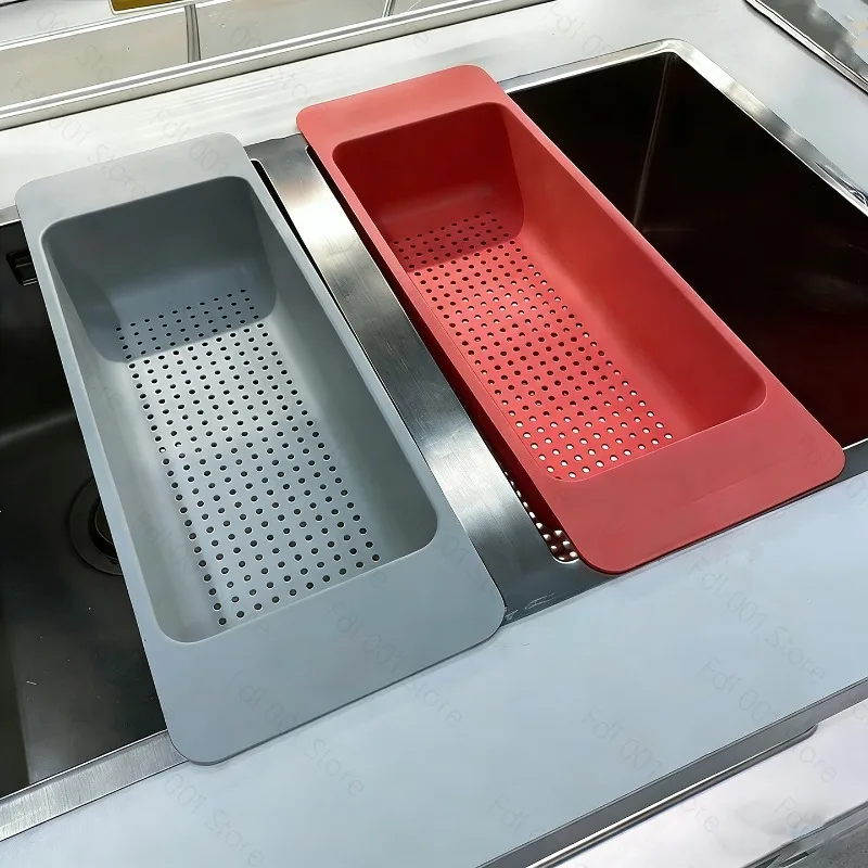Filter Basket, Household Sink, Plastic Sprinkler Rack, Drain Rack, Sink, Vegetable Washing Basin, Drain Basket, Dishwashing