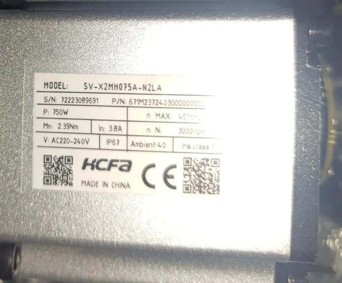 （1PCS)  SV-X2MH040A-N2LN  (2PCS) SV-X2MH075A-N2LA