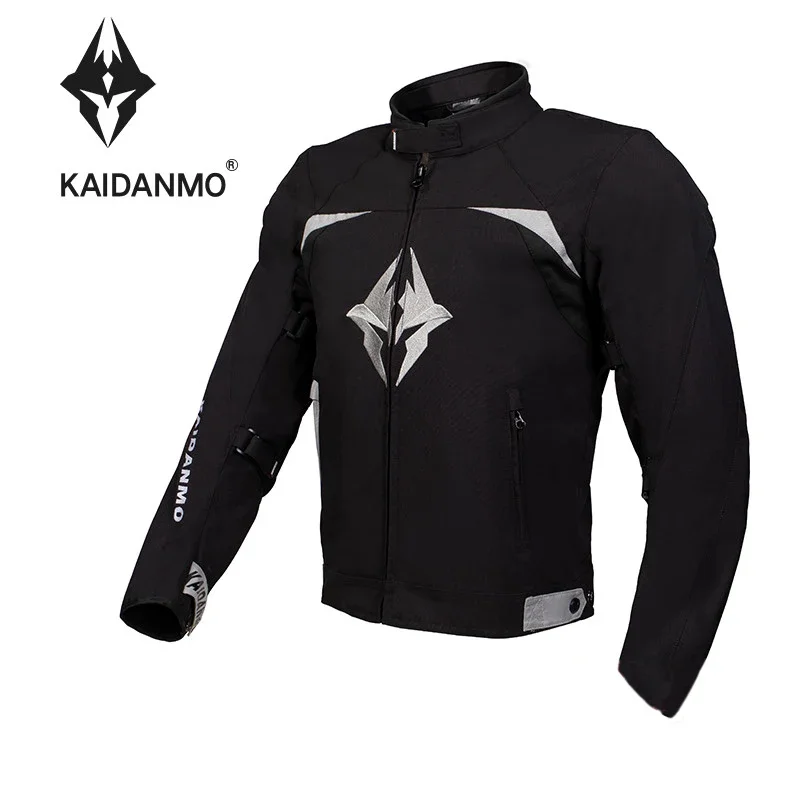 KAIDANMO Motorcycle Jacket Men's Anti-drop Knight Heavy Motorcycle Waterproof in All Seasons Windproof and Warm in Winter Jacket