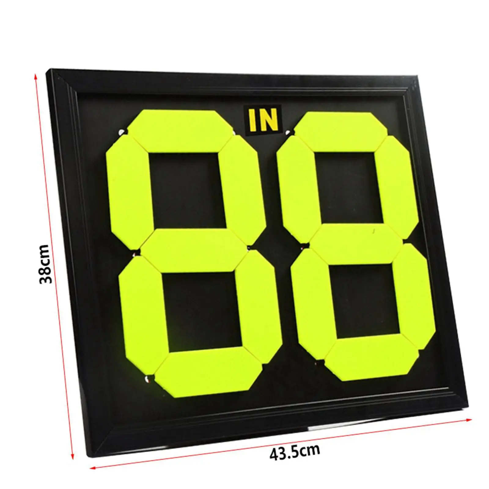 Portable Football Soccer Manual Substitution Board Card Bright Color Number