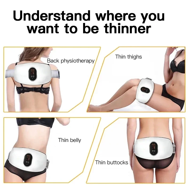 Picture 3: Multifunctional Massage Belt for Waist Back Abdomen Rechargeable Slimming Fitness Beauty Tool