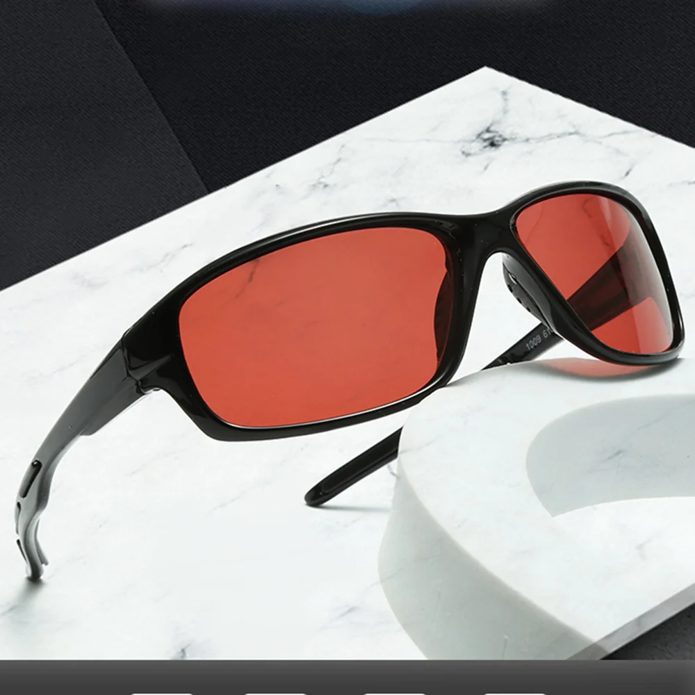 VIVIBEE Red Fishing Sunglasses Polarized Men UV400 Ourdoor Anti Glare Goggles Women Easy Float Eyeglasses