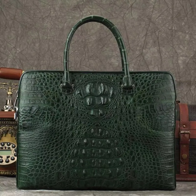 ourui bag men business men briefcase  female crocodile bag Package male men handbag