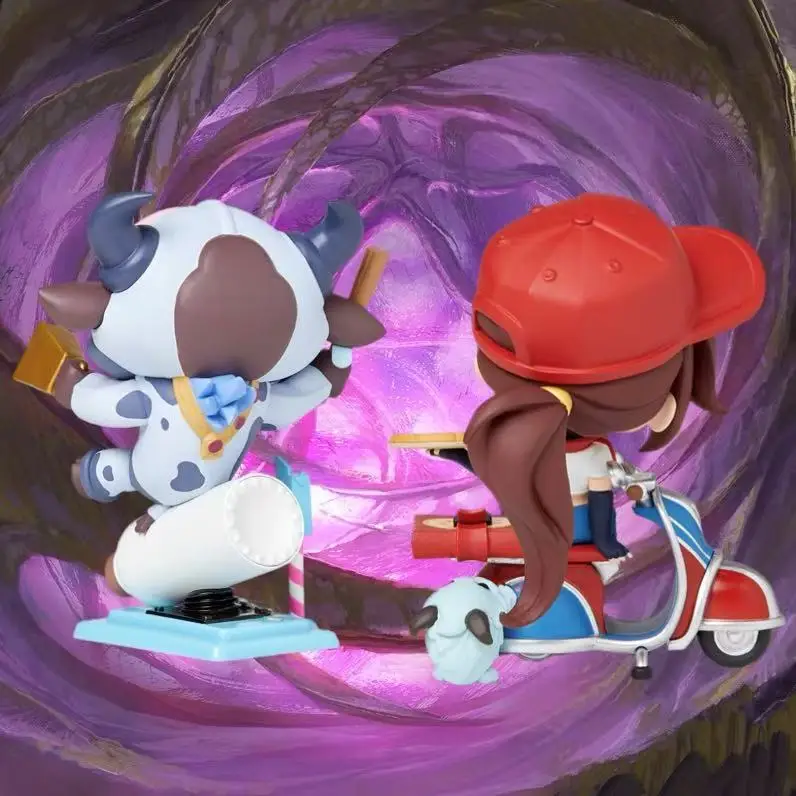 Consegna pizza Sivir Figura Moo Cow Alistar Figura Confezione originale autentica Nuovo di zecca