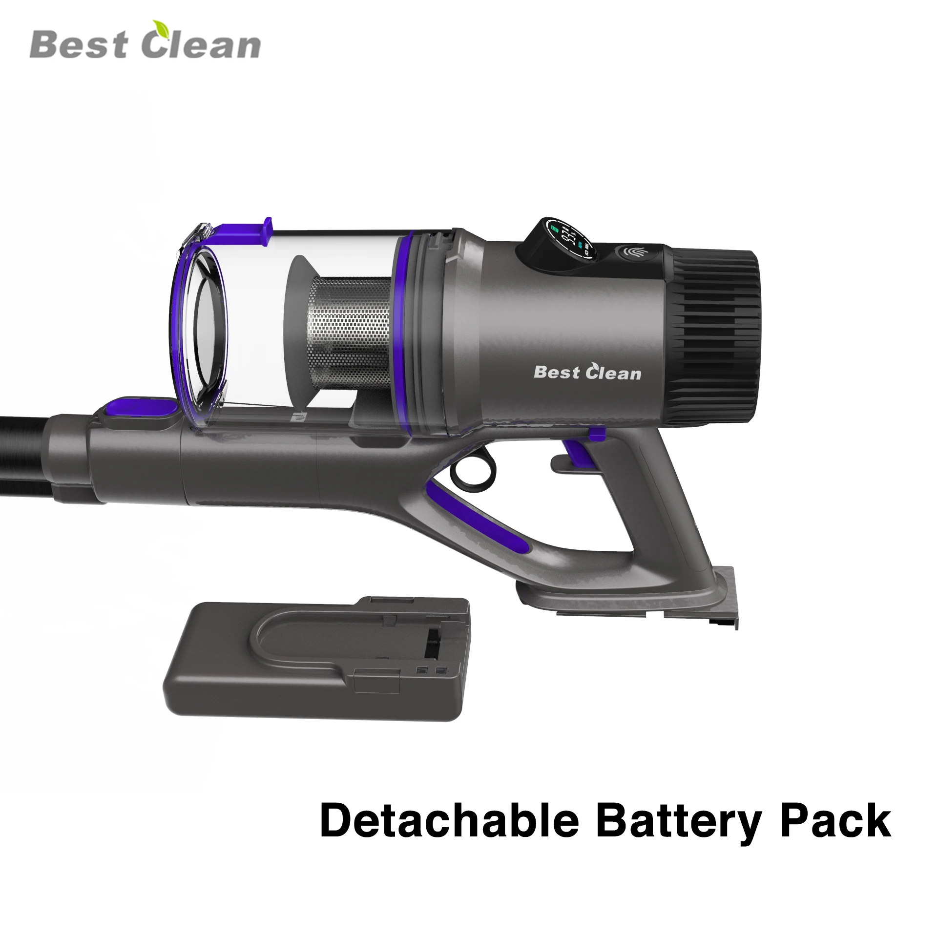 최고의 클린 24KPA 무선 다기능 4 in 1 진공 청소기 핸드헬드 무선 휴대용 사이클론 충전식 진공 청소기