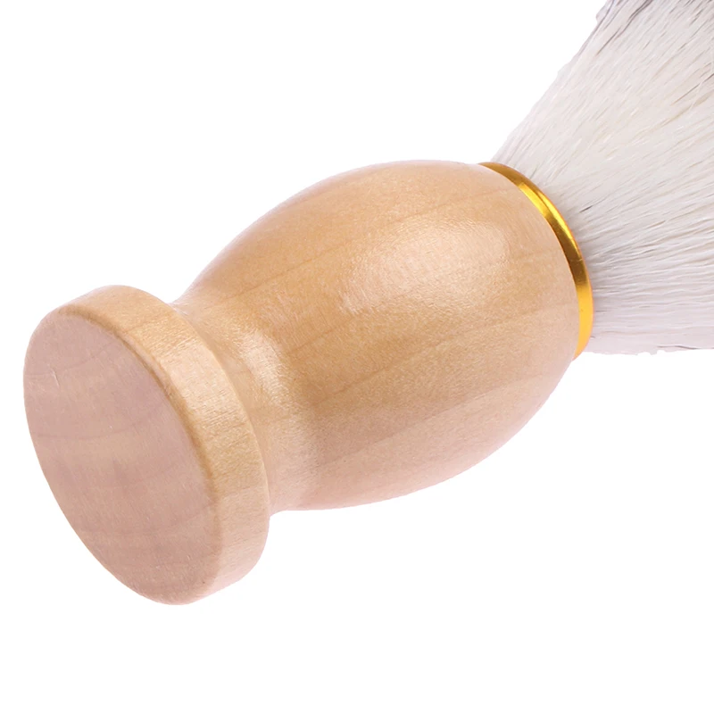 

Shaving Brush Wooden Handle Facial Beard Cleaning Appliance Safety Razor Brush