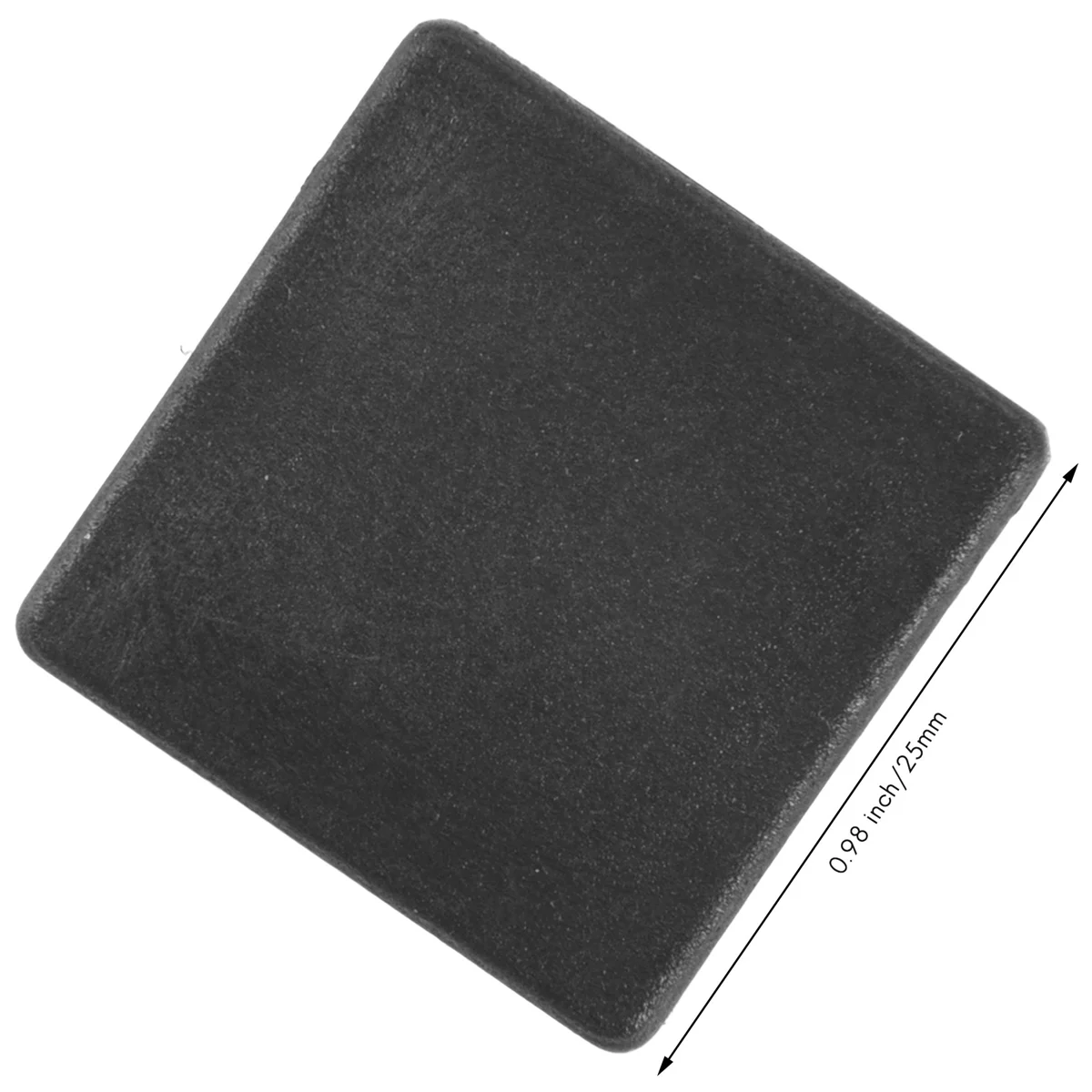 200 pz 1 pollice tubo quadrato tappo terminale tappi di plastica tappi terminali tubo Post tubo copertura tubo inserto sedia Glide tappi