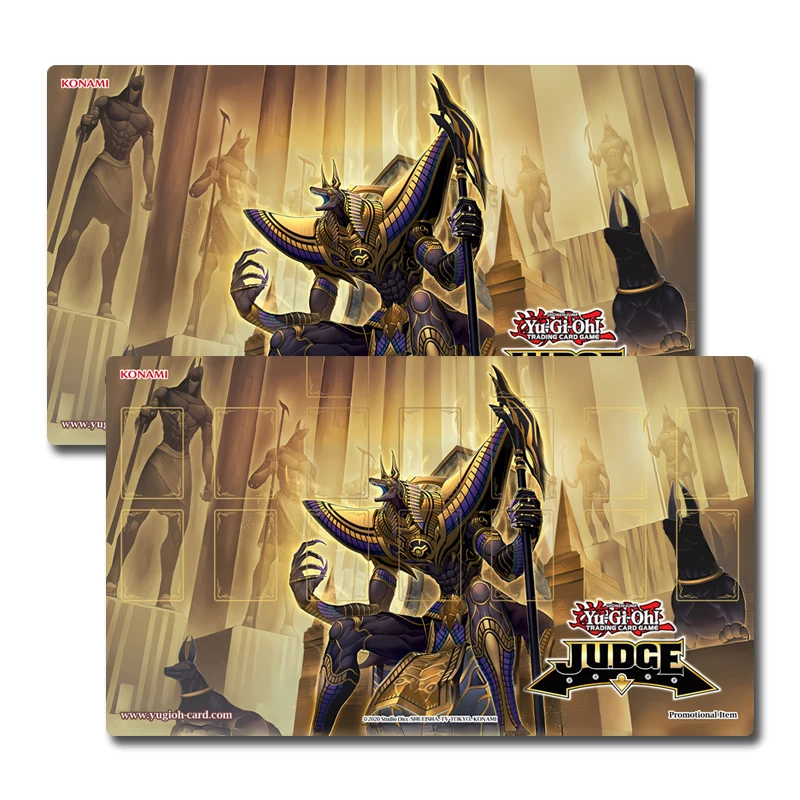 Yugioh Anubis the Last Judge Play Mat Yu-Gi-Oh! TCG OCG Trading Card Games Mat Duel Plate Rubber Card Mat Mouse Pad