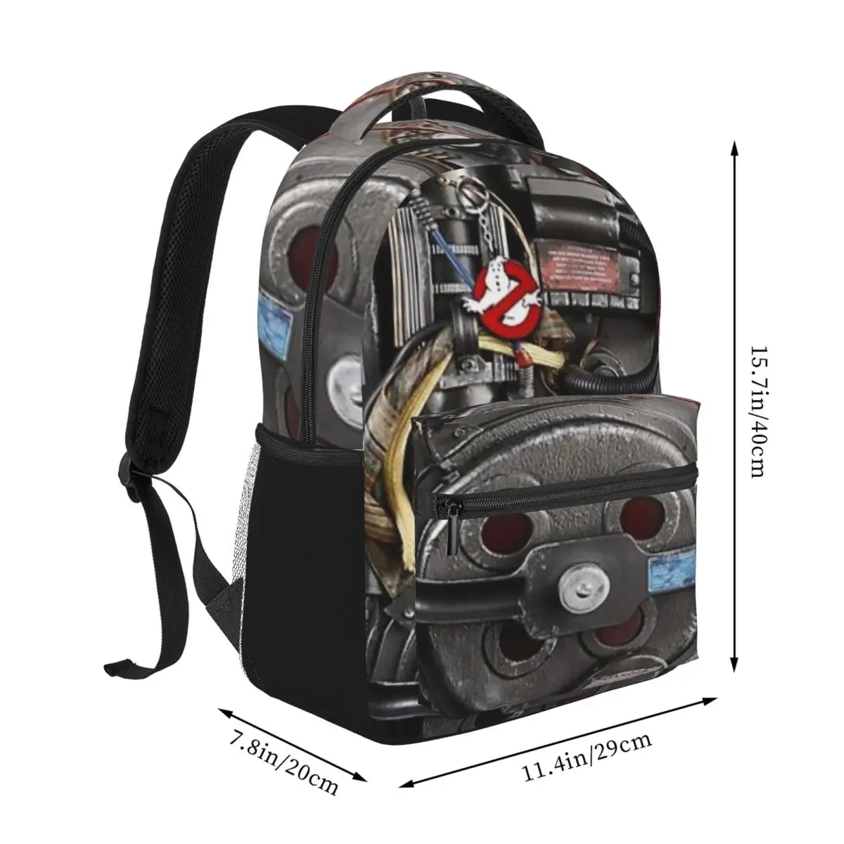 Ghostbuster Proton Pack Backpack New Fashionable Schoolbag Students Backpacks Daily Rucksack Large Capacity Knapsack 16inch